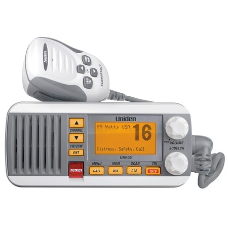 Uniden Uniden UM435 Fixed Mount VHF Radio - White UM435